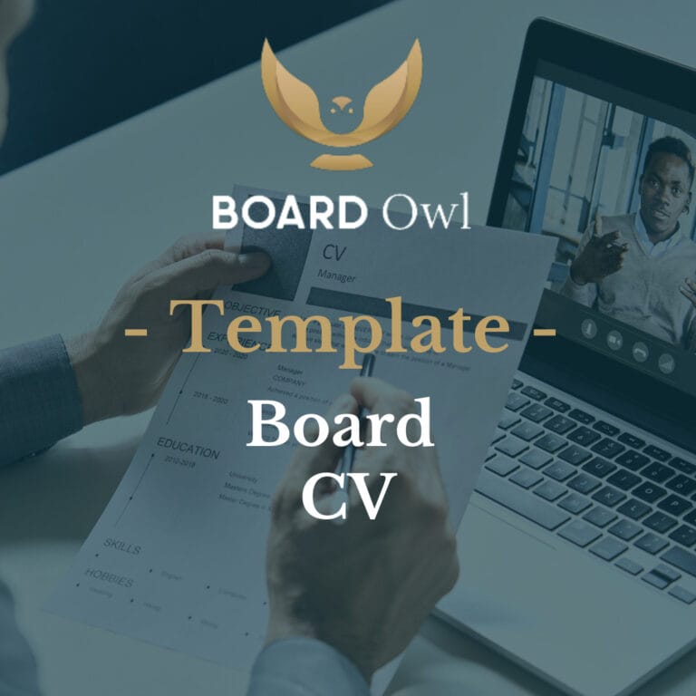 Board CV Template Board Owl board-cv-template-board-owl