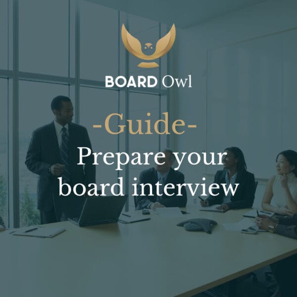 guide prepare your board interview