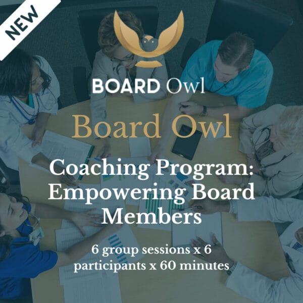 board excellence coaching program: 6 sessions of 60 minutes