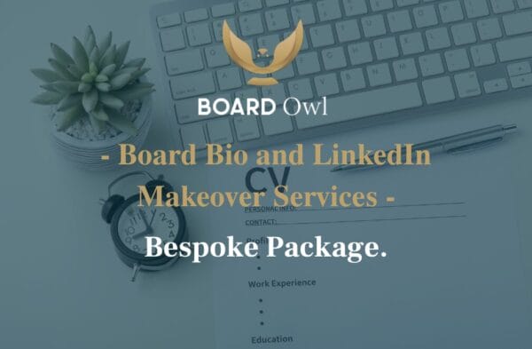 bespoke board bio, linkedin and personal branding package