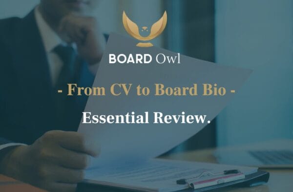 from cv to board bio: essential review